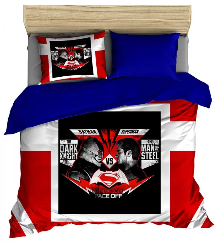 Diseño y decoración textil batman superman 1